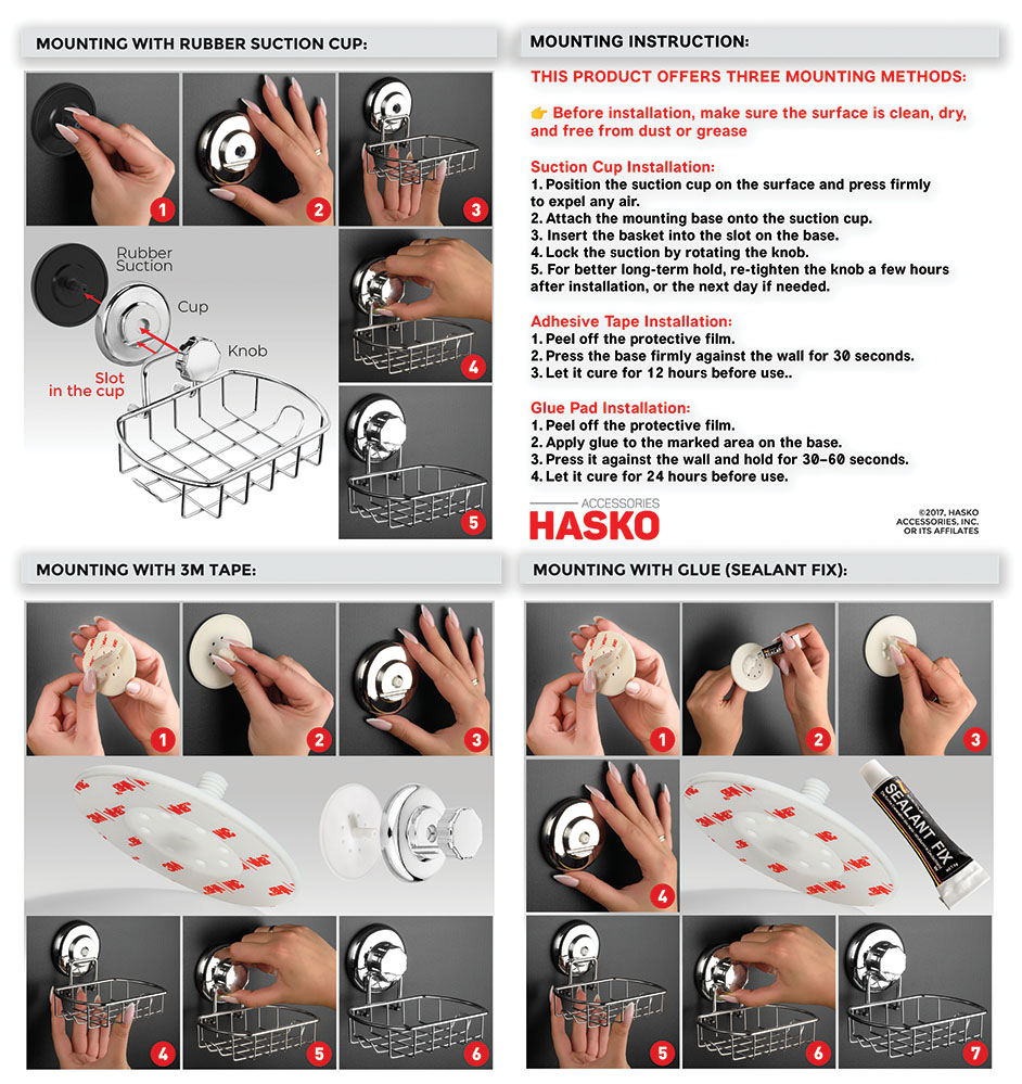 Soap Basket Instruction